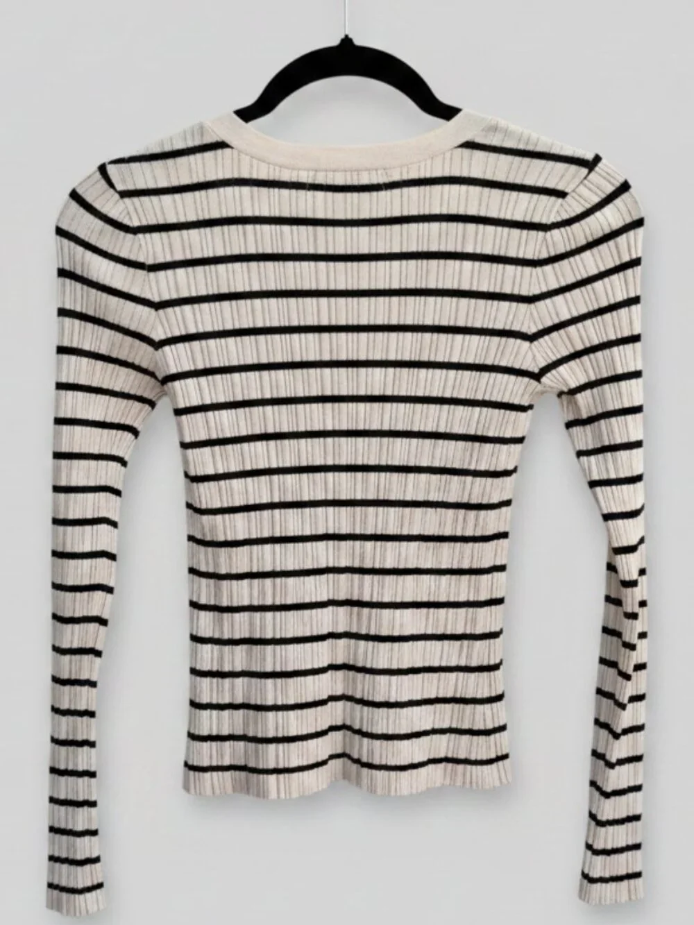 Z Supply Striped Ribbed Cardigan Size S